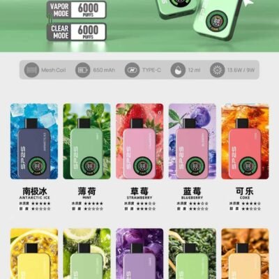 SP2S APPLLP 12000口 雙模式一次性抛棄式 有煙/無煙模式